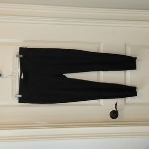 Ponte knit seamed-front 2-pocket legging EUC,  L